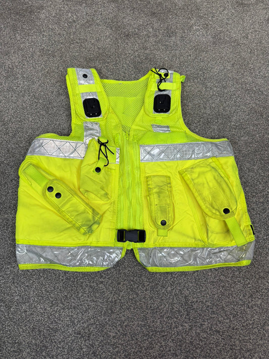 Ex Police Hi Vis Arktis Utility Vest Security Patrol Equipment Vest Marshall - LARGE