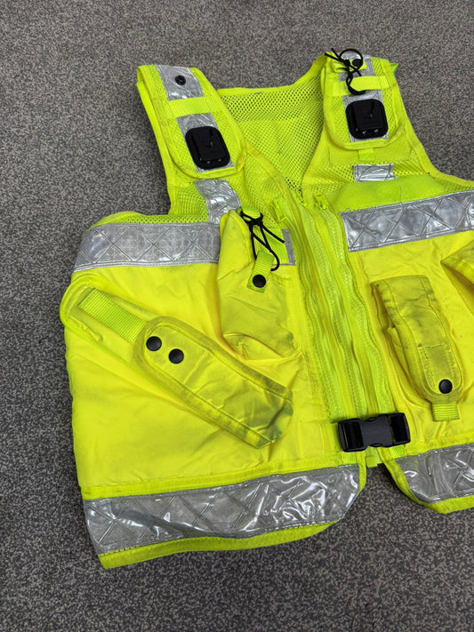 Ex Police Hi Vis Arktis Utility Vest Security Patrol Equipment Vest Marshall - LARGE