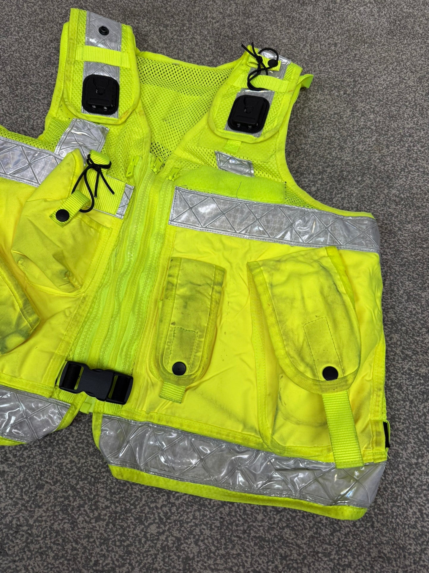 Ex Police Hi Vis Arktis Utility Vest Security Patrol Equipment Vest Marshall - LARGE
