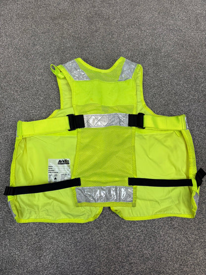 Ex Police Hi Vis Arktis Utility Vest Security Patrol Equipment Vest Marshall - LARGE