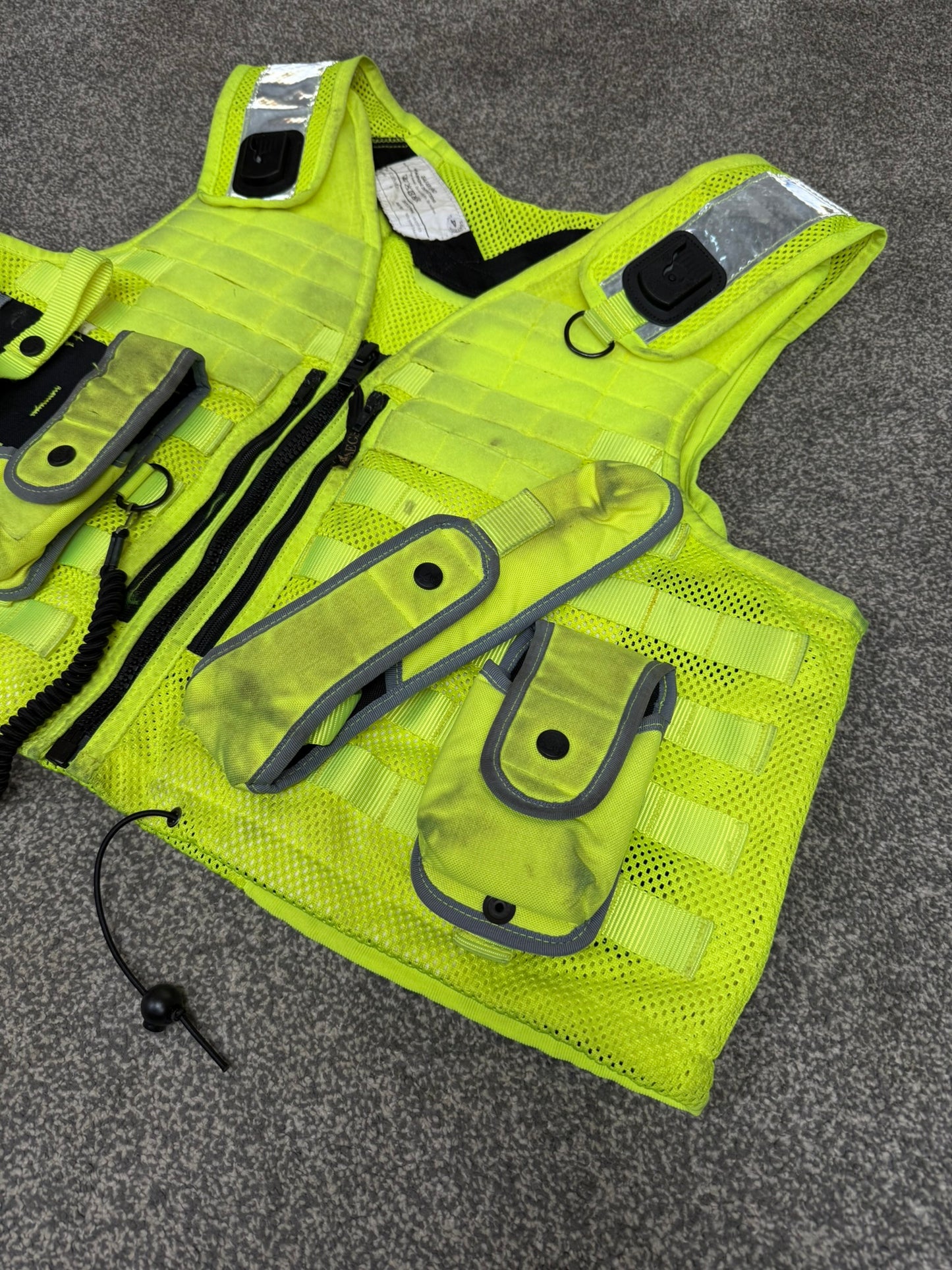 Ex Police Hi Vis Safariland Vest Molle Tactical Utility Security Vest XXL