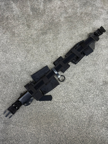 Ex Police Duty Belt & Pouches Fast Strap Restraint Genuine Security Equipment