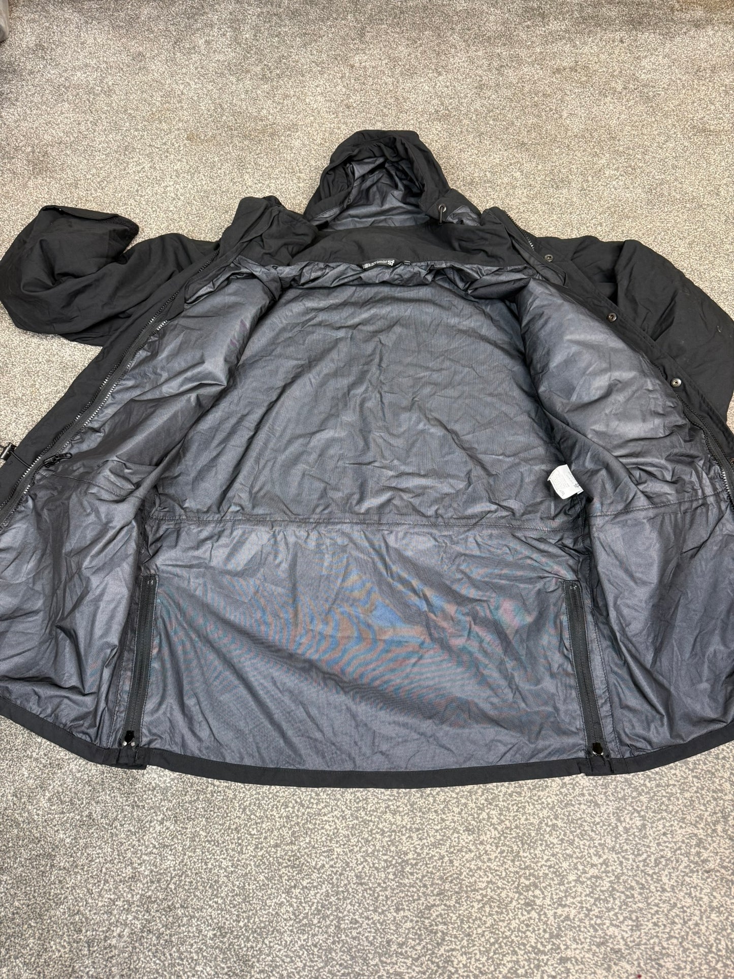 Karrimor Enforcer SF Jacket Tactical Waterproof Black Hooded Outdoor Security