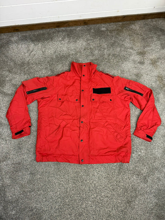 Ex Police Red PSU Riot Training Jacket Derby Unitex Public Order