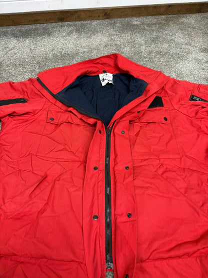 Ex Police Red PSU Riot Training Jacket Derby Unitex Public Order