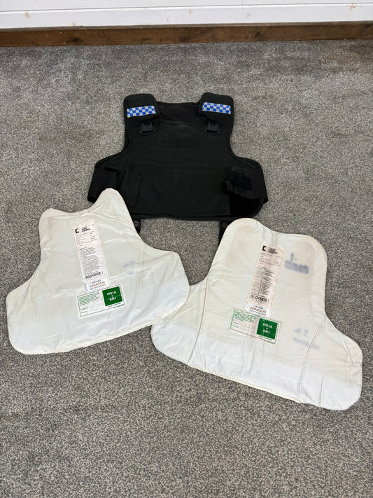 Ex Police Mehler Body Armour Vest Anti Stab & Ballistic HG1A & KR1 Security - Small