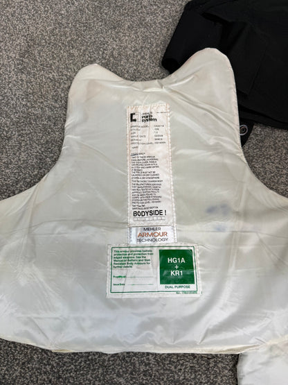 Ex Police Mehler Body Armour Vest Anti Stab & Ballistic HG1A & KR1 Security - Small