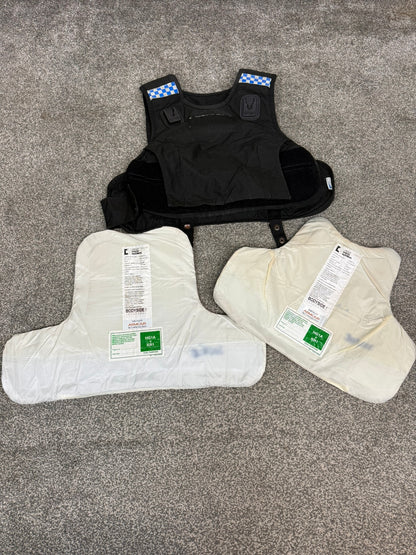 Ex Police Mehler Body Armour Vest Female Anti Stab & Ballistic HG1A & KR1 Security - Small
