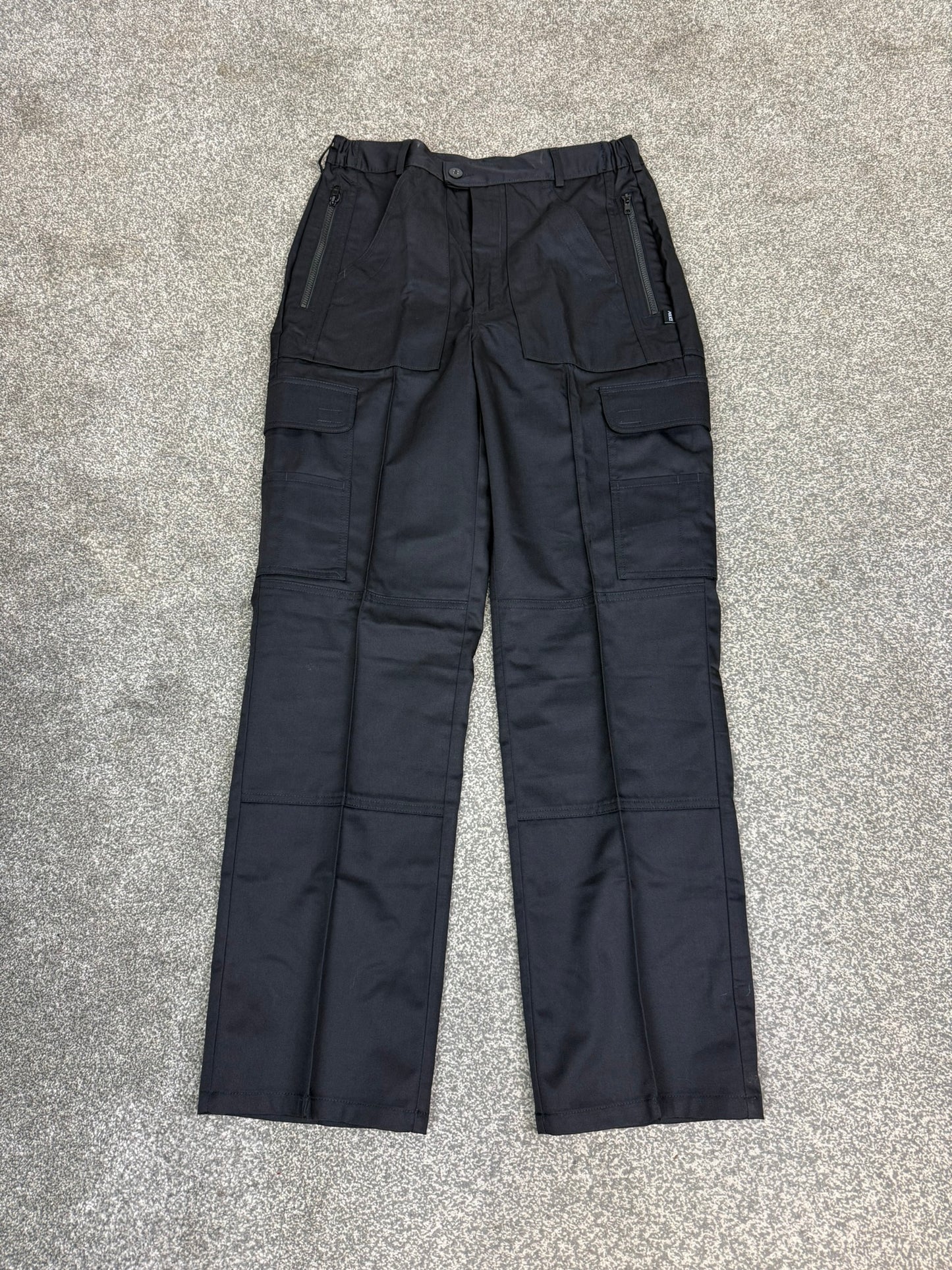 Ex Police Cargo Trousers FEMALE Black Heavy Duty Work Uniform Security Patrol - Supergrade
