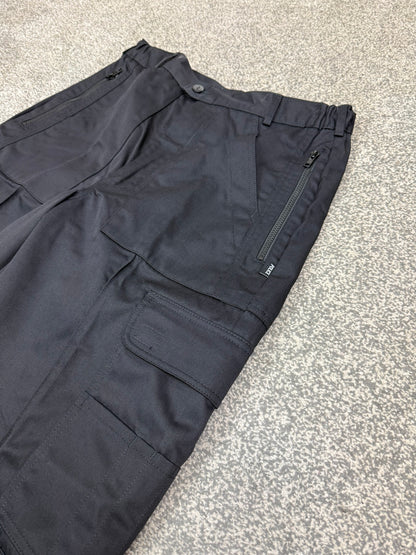Ex Police Cargo Trousers FEMALE Black Heavy Duty Work Uniform Security Patrol - Supergrade