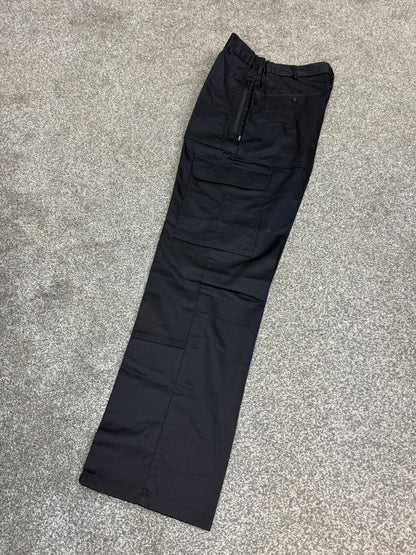 Ex Police Cargo Trousers FEMALE Black Heavy Duty Work Uniform Security Patrol - Supergrade