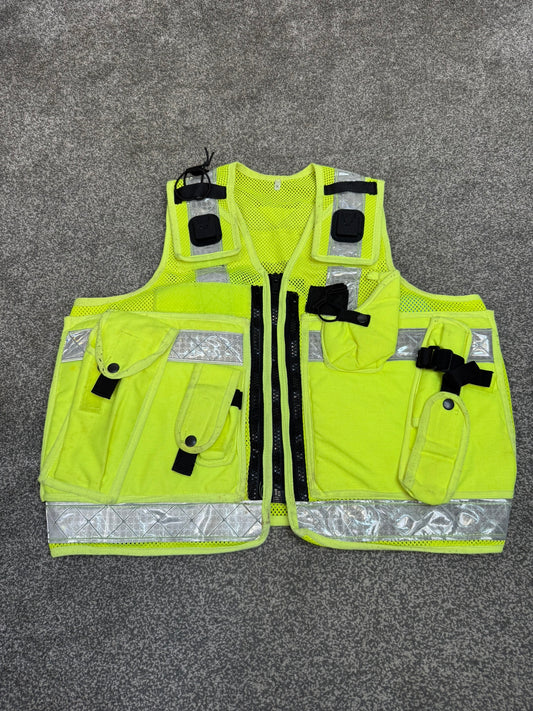 Arktis Hi Vis Utility Tac Vest LARGE Ex Police Dog Handler Security Patrol Equipment Vest