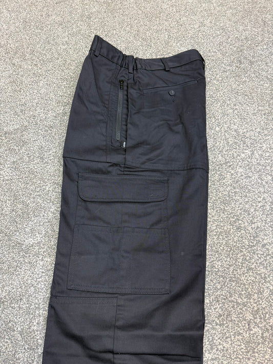 Ex Police Cargo Trousers FEMALE Black Heavy Duty Work Uniform Security Patrol - Supergrade