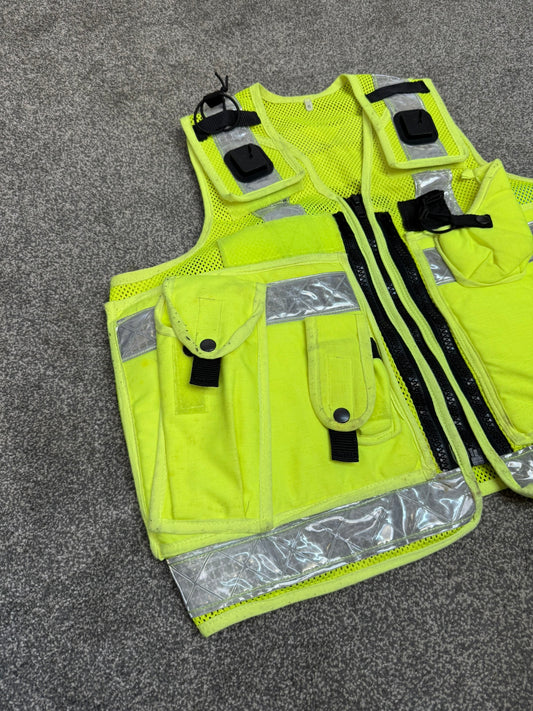 Arktis Hi Vis Utility Tac Vest LARGE Ex Police Dog Handler Security Patrol Equipment Vest