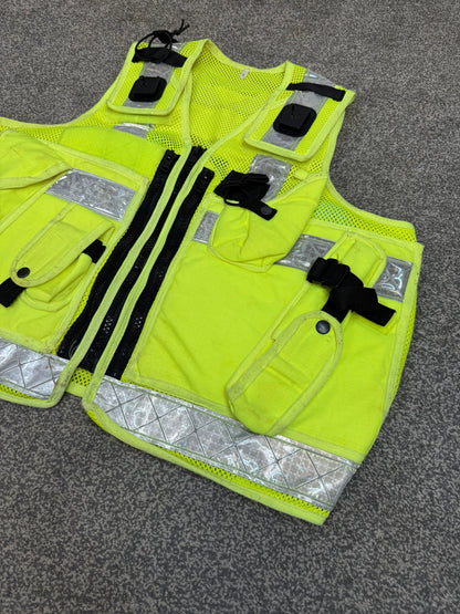 Arktis Hi Vis Utility Tac Vest LARGE Ex Police Dog Handler Security Patrol Equipment Vest