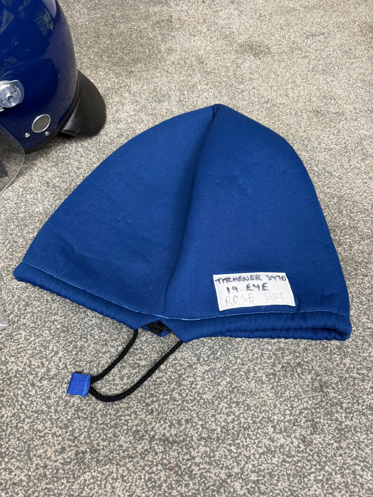 Ex Police Defender Riot Helmet Hood & Bag TV Film Collectable Display 58-59cm