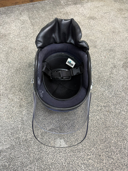 Ex Police Defender Riot Helmet Hood & Bag TV Film Collectable Display 58-59cm