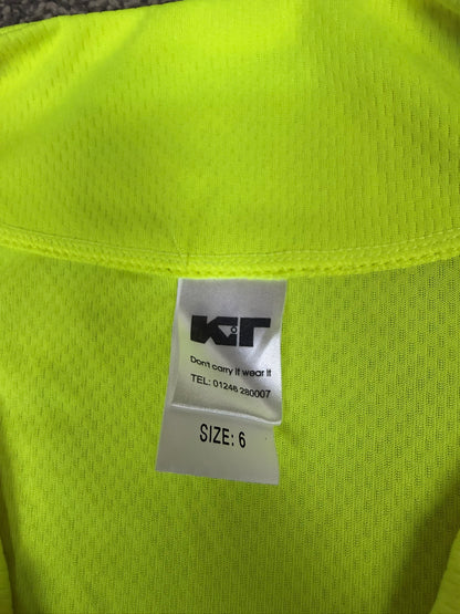 Ex Police Hi Vis Lightweight Cycling Shirt BADGED Long Sleeve - X Large