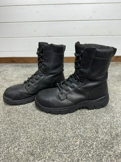 Ex Police Magnum Shield ST Black Leather Tactical Boots UK 10