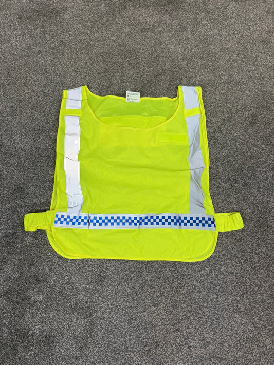 Ex Police Hi Vis Mesh Tabard Bib Vest BADGED TV Film Uniform Display