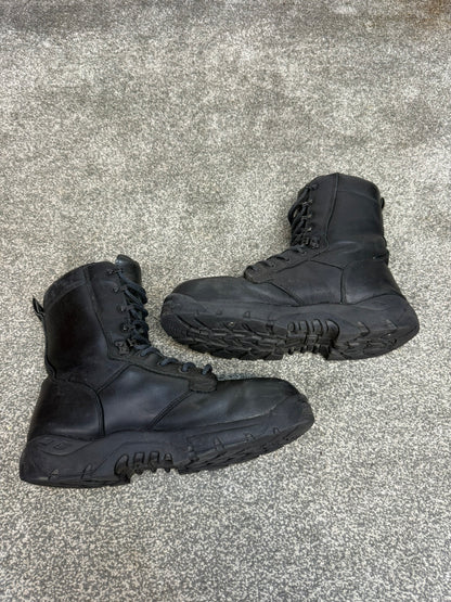 Ex Police Magnum Shield ST Black Leather Tactical Boots UK 10