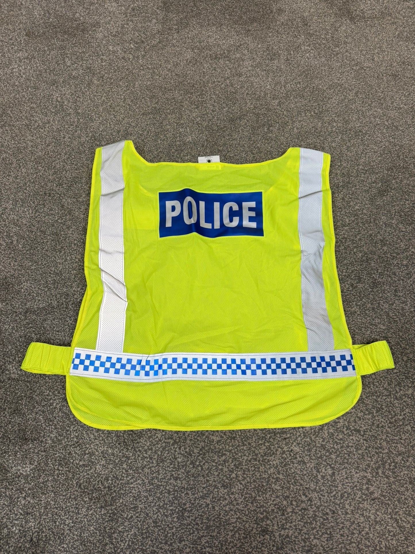 Ex Police Hi Vis Mesh Tabard Bib Vest BADGED TV Film Uniform Display