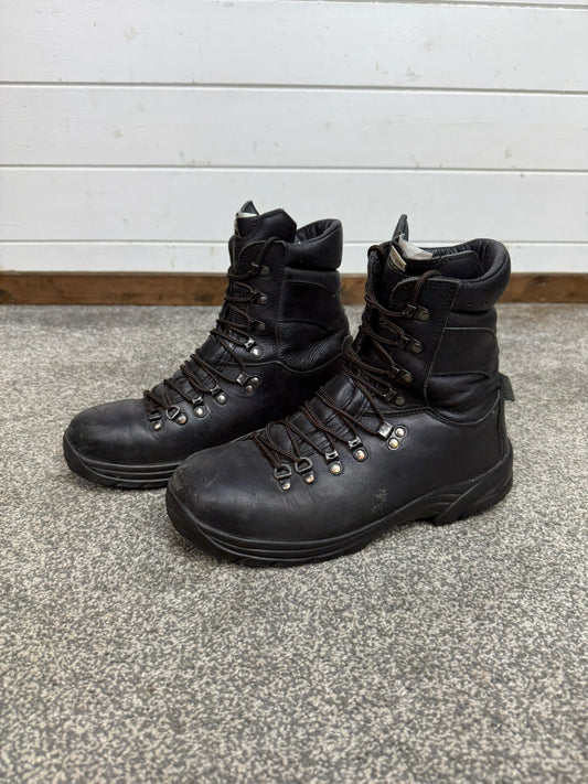 Altberg Peacekeeper P3 VS Black Leather Waterproof Combat Boots Size UK 8