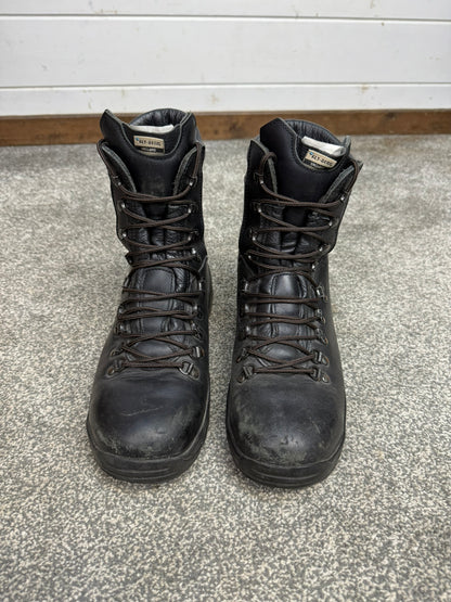 Altberg Peacekeeper P3 VS Black Leather Waterproof Combat Boots Size UK 8