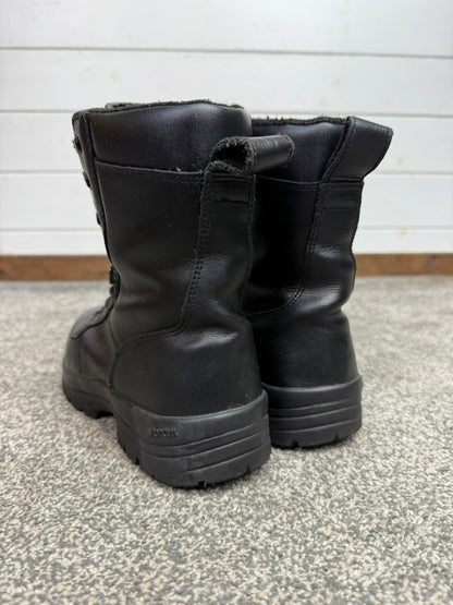 Ex Police Magnum Elite Shield Combat Boots Black Leather UK 6 Security