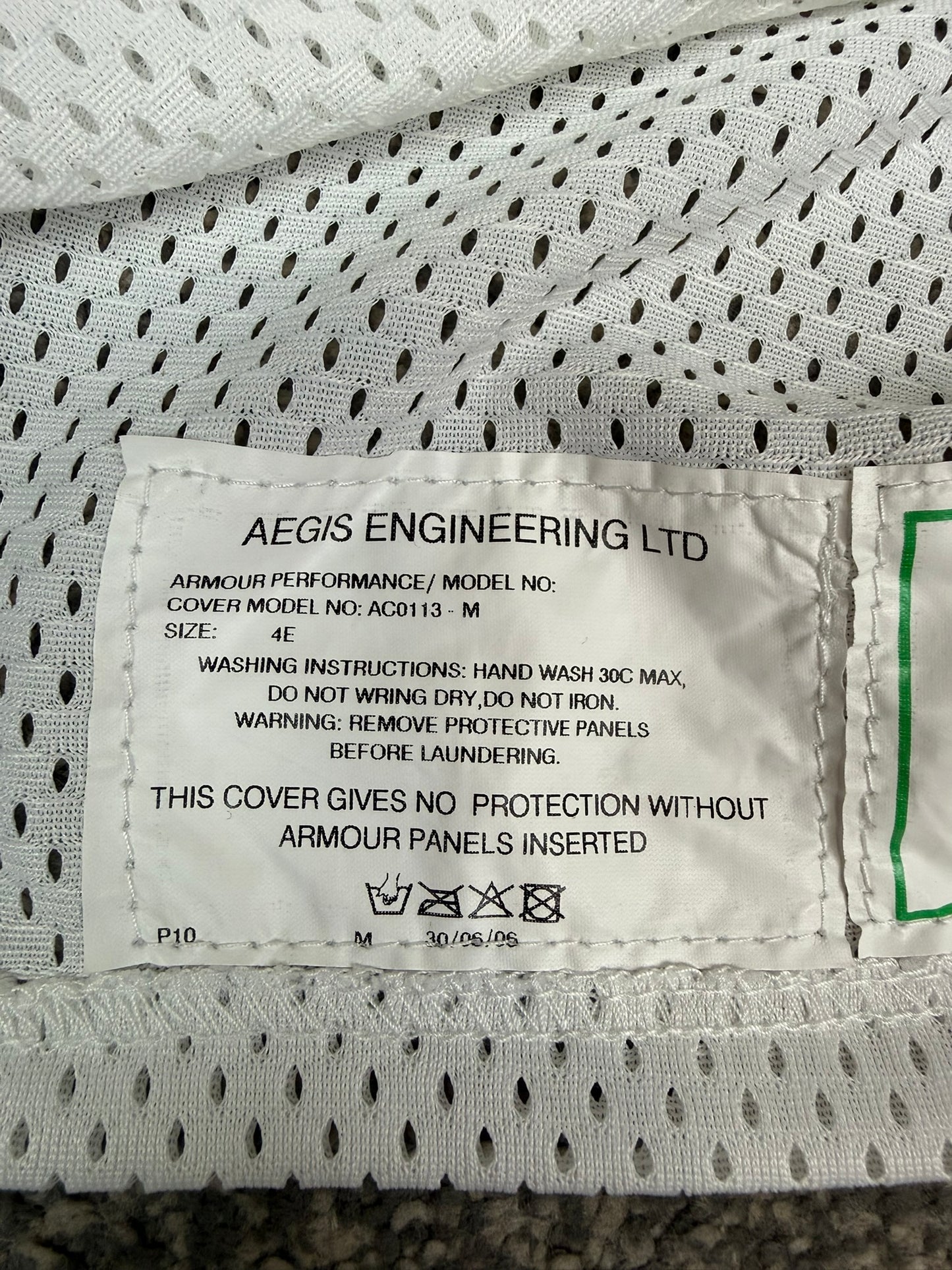 2x Ex Police Aegis Covert Body Armour Cover Vests Security Film TV