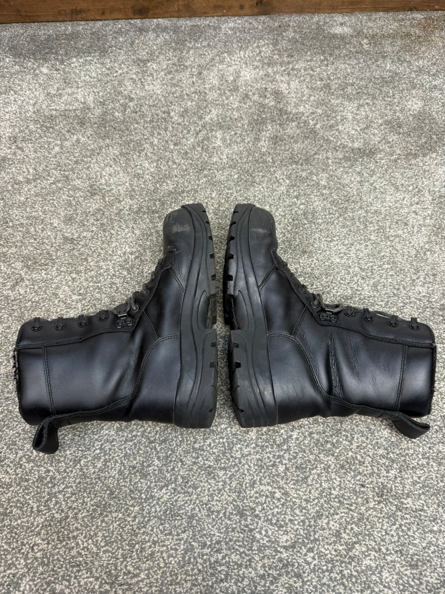 Ex Police Magnum Elite Shield Combat Boots Black Leather UK 6 Security