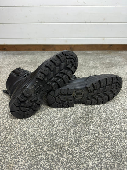 Ex Police Magnum Elite Shield Combat Boots Black Leather UK 6 Security