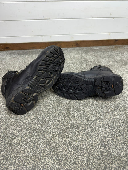 Ex Police Magnum Stealth Force 6.0 Combat Boots Black Leather UK 9 Security