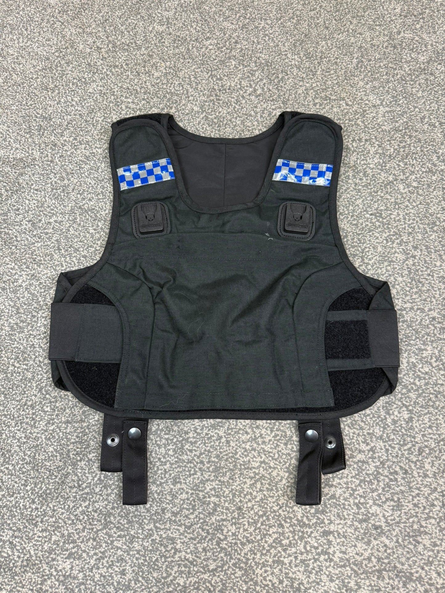Ex Police Mehler Body Armour Vest COVER Black Security TV Film Uniform