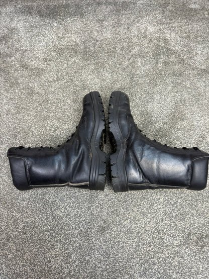 Ex Police Black Leather Boots Bata Industrials Safety Steel Toe UK 7