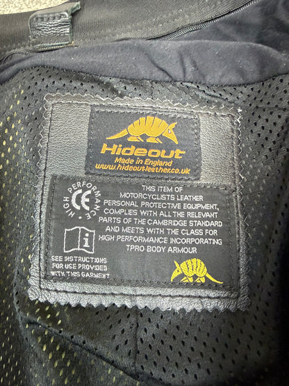 Hideout Motorcycle Leathers Motorbike Biker Trousers Ex Police