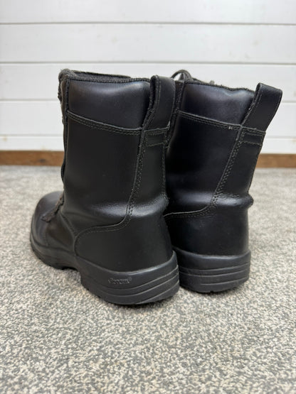 Ex Police Magnum Elite Shield Combat Boots Black Leather UK 6 Security