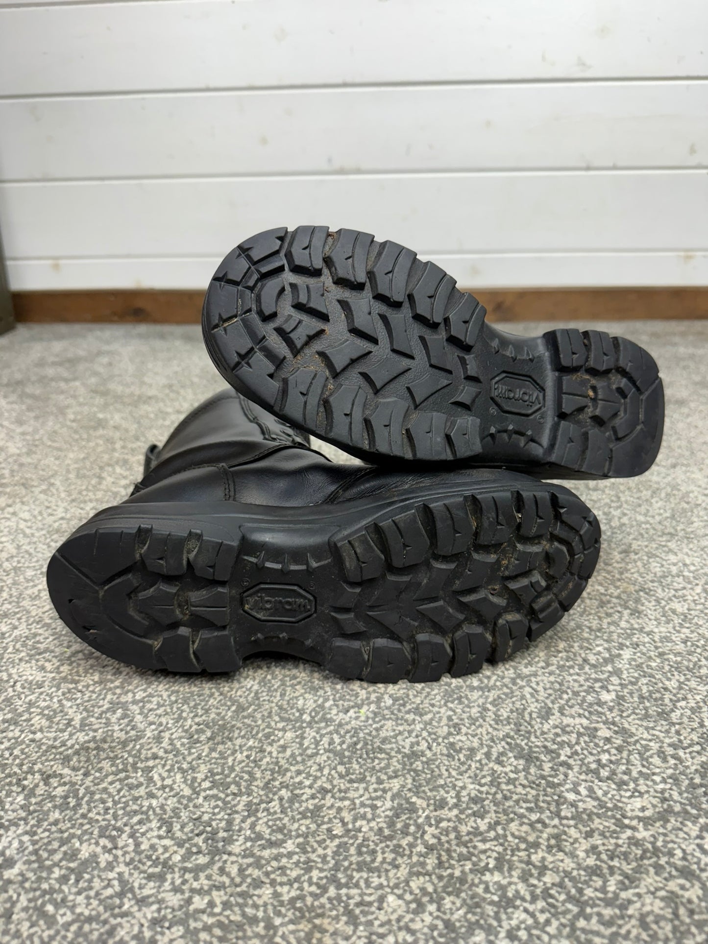 Ex Police Magnum Elite Shield Combat Boots Black Leather UK 6 Security
