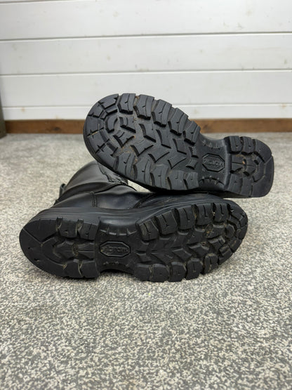 Ex Police Magnum Elite Shield Combat Boots Black Leather UK 6 Security