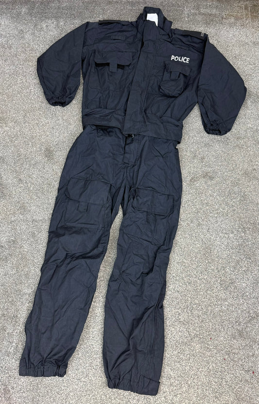 Ex Police 2 Piece Coverall PSU Flame Retardant Riot Suit LARGE - Badged