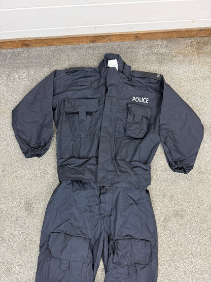 Ex Police 2 Piece Coverall PSU Flame Retardant Riot Suit LARGE - Badged
