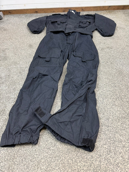 Ex Police 2 Piece Coverall PSU Flame Retardant Riot Suit LARGE - Badged
