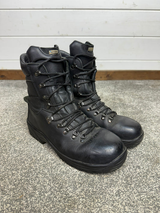 Altberg Peacekeeper P3 VS Black Leather Waterproof Combat Boots Size UK 10