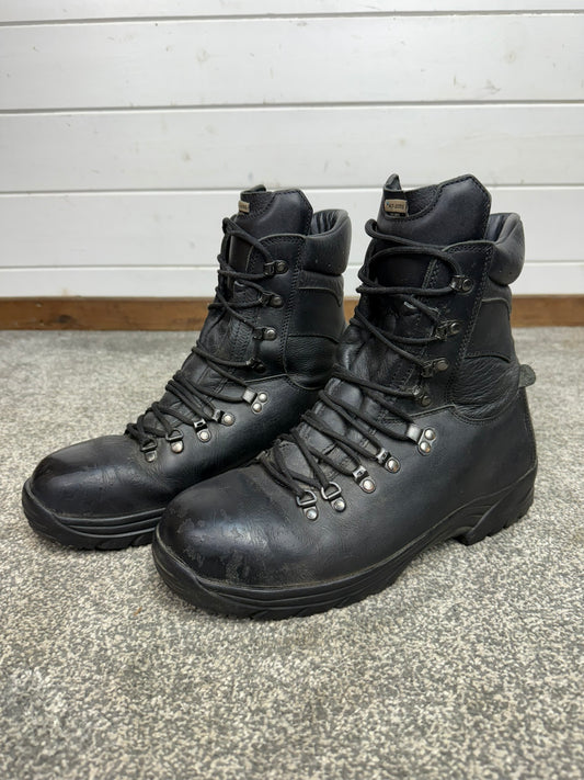 Altberg Peacekeeper P3 VS Black Leather Waterproof Combat Boots Size UK 10
