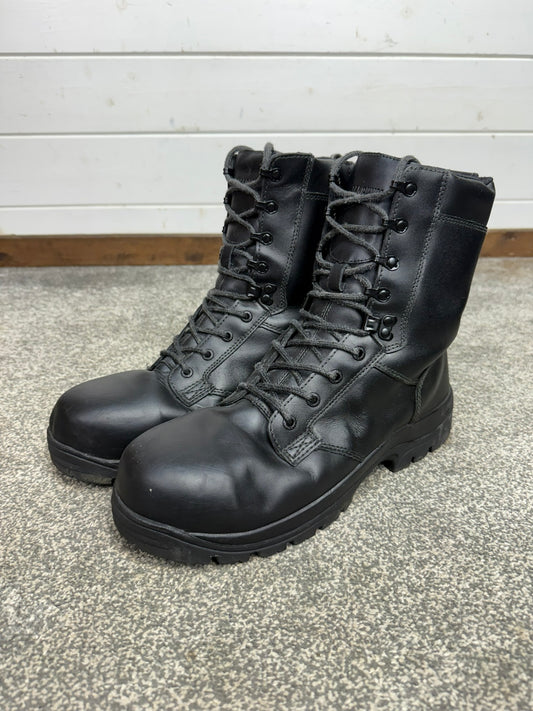 Ex Police Magnum Elite Shield Combat Boots Black Leather UK 11 Security Work