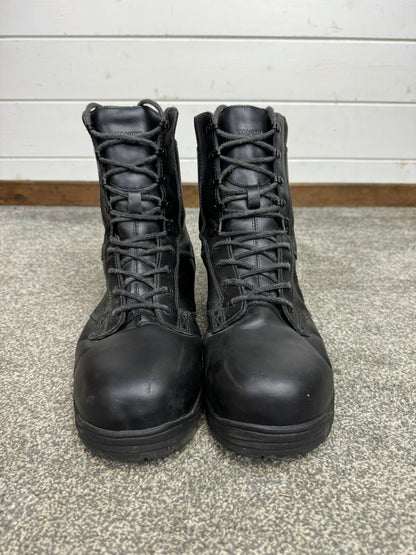 Ex Police Magnum Elite Shield Combat Boots Black Leather UK 11 Security Work