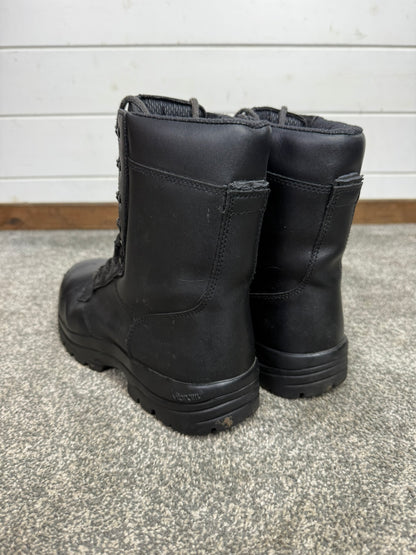 Ex Police Magnum Elite Shield Combat Boots Black Leather UK 9 Security Work