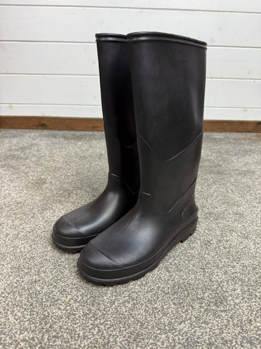 Ex Police Black Wellington Boots Wellies UK 6