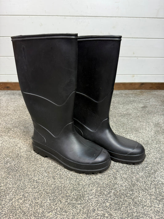 Ex Police Black Wellington Boots Wellies UK 6