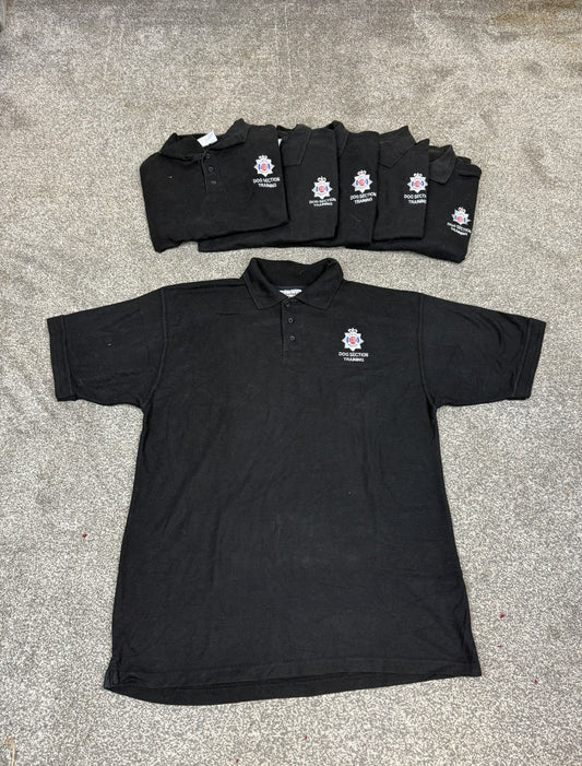 Ex Essex Police 6x Dog Handler Training Polo Shirts Job Lot - X Large